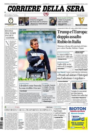 Copertura Corriere della Sera
