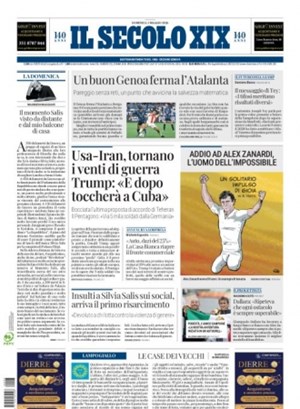 Copertura Il Secolo XIX