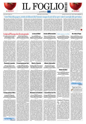 Copertura Il Foglio