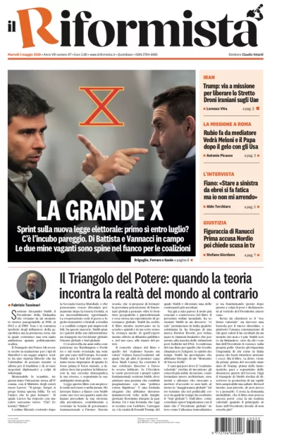 Copertura Il Riformista