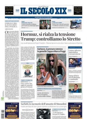 Copertura Il Secolo XIX