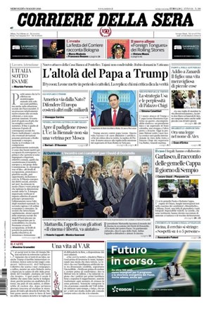 Copertura Corriere della Sera