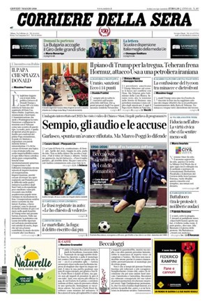 Copertura Corriere della Sera