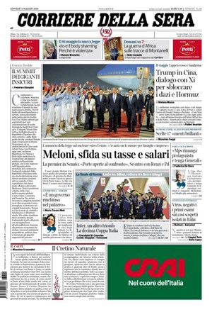 Copertura Corriere della Sera