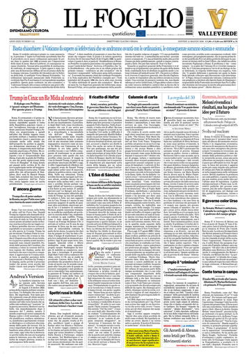 Copertura Il Foglio