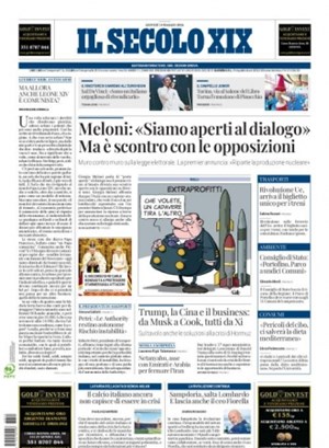 Copertura Il Secolo XIX