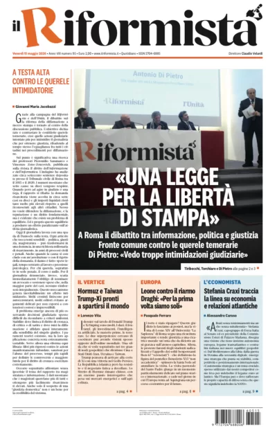 Copertura Il Riformista