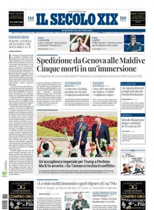 Copertura Il Secolo XIX