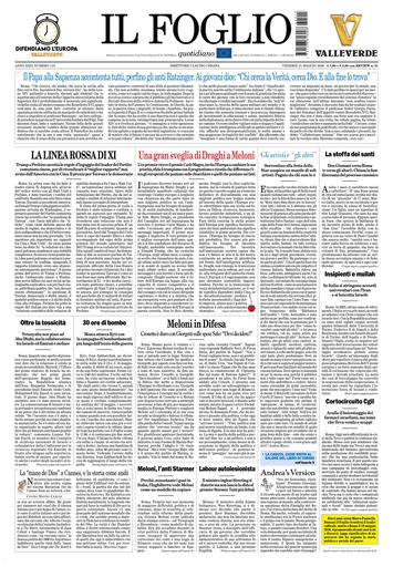 Copertura Il Foglio