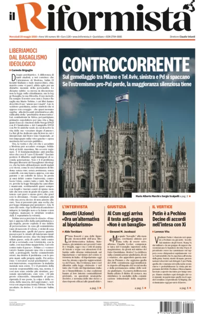 Copertura Il Riformista