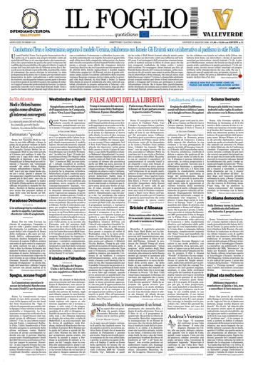 Copertura Il Foglio