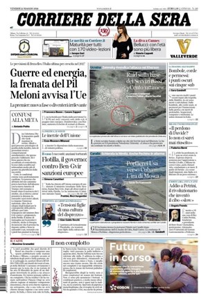 Copertura Corriere della Sera