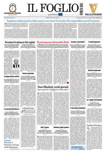 Copertura Il Foglio