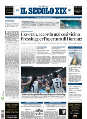 Copertura Il Secolo XIX