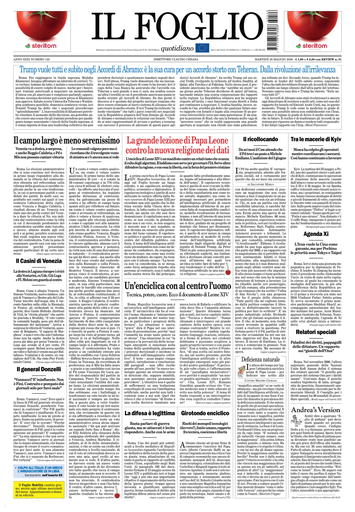 Copertura Il Foglio
