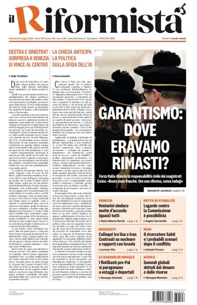 Copertura Il Riformista