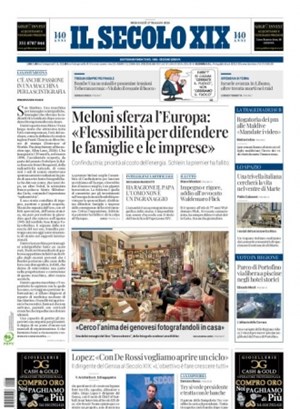 Copertura Il Secolo XIX