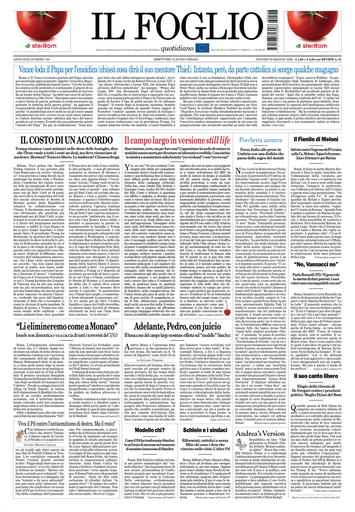Copertura Il Foglio