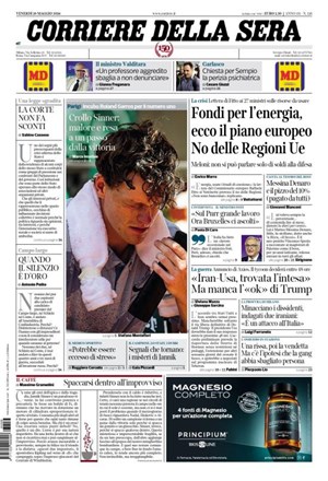 Copertura Corriere della Sera