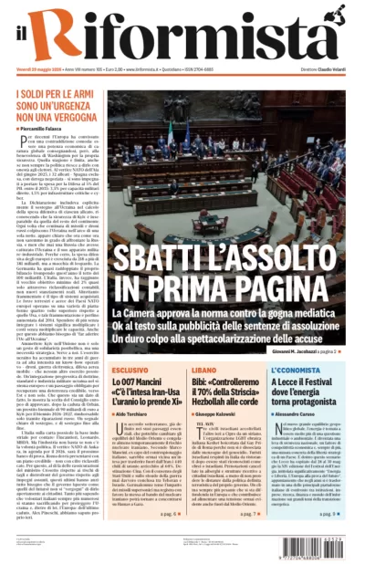 Copertura Il Riformista
