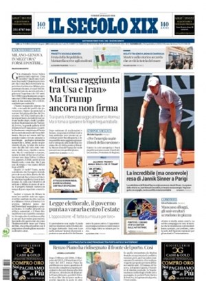 Copertura Il Secolo XIX