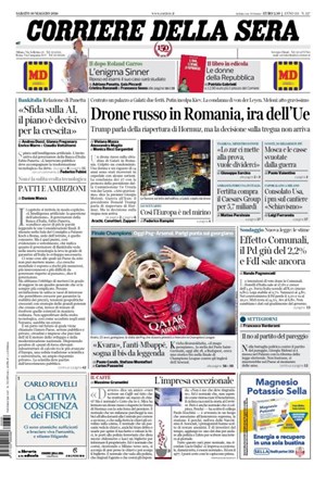 Copertura Corriere della Sera