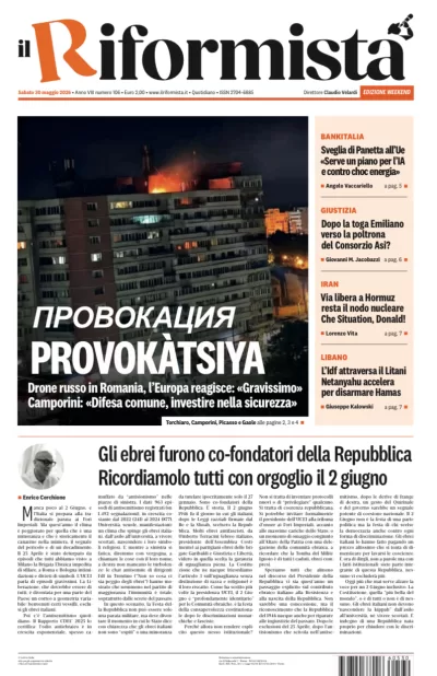Copertura Il Riformista