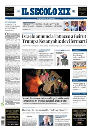 Copertura Il Secolo XIX