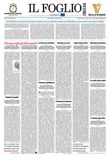 Copertura Il Foglio