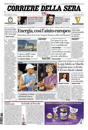 Copertura Corriere della Sera
