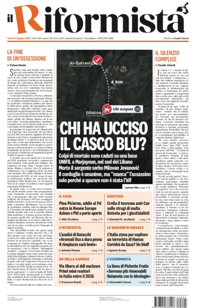 Copertura Il Riformista