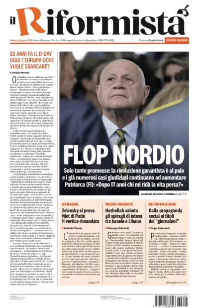 Copertura Il Riformista