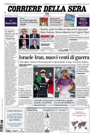 Copertura Corriere della Sera