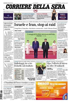 Copertura Corriere della Sera