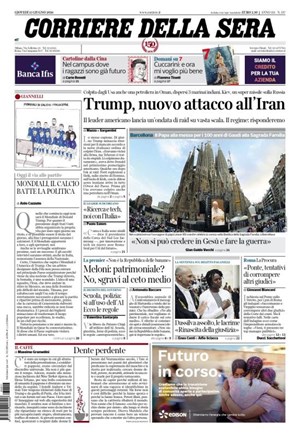Copertura Corriere della Sera