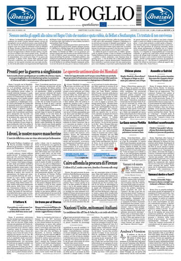 Copertura Il Foglio