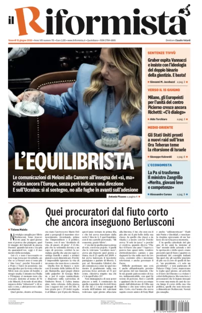 Copertura Il Riformista