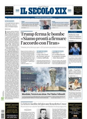 Copertura Il Secolo XIX