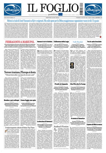 Copertura Il Foglio