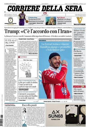 Copertura Corriere della Sera