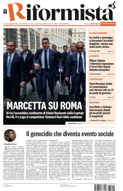 Copertura Il Riformista