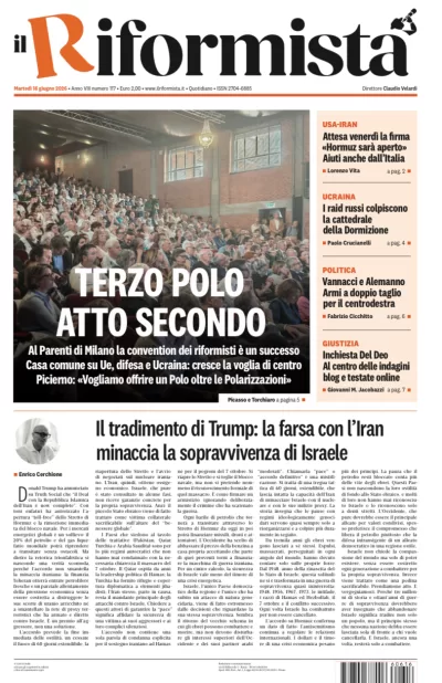 Copertura Il Riformista