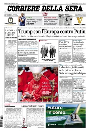 Copertura Corriere della Sera