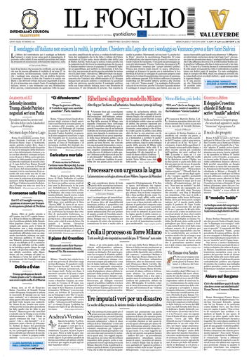 Copertura Il Foglio