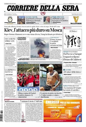 Copertura Corriere della Sera