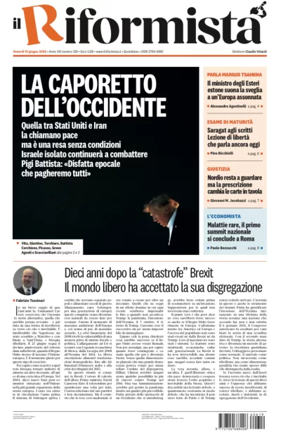 Copertura Il Riformista