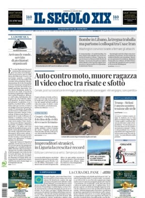 Copertura Il Secolo XIX