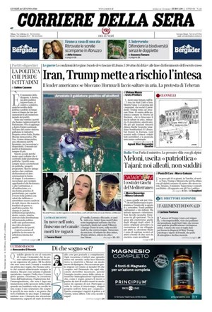 Copertura Corriere della Sera