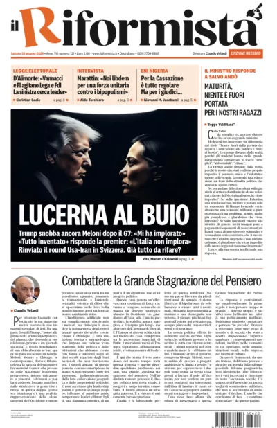 Copertura Il Riformista