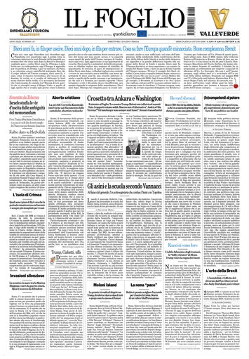 Copertura Il Foglio